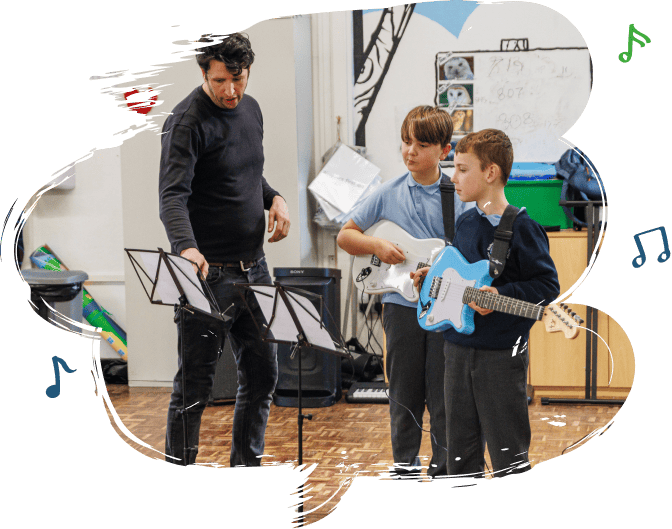 Musical Minds founders and students